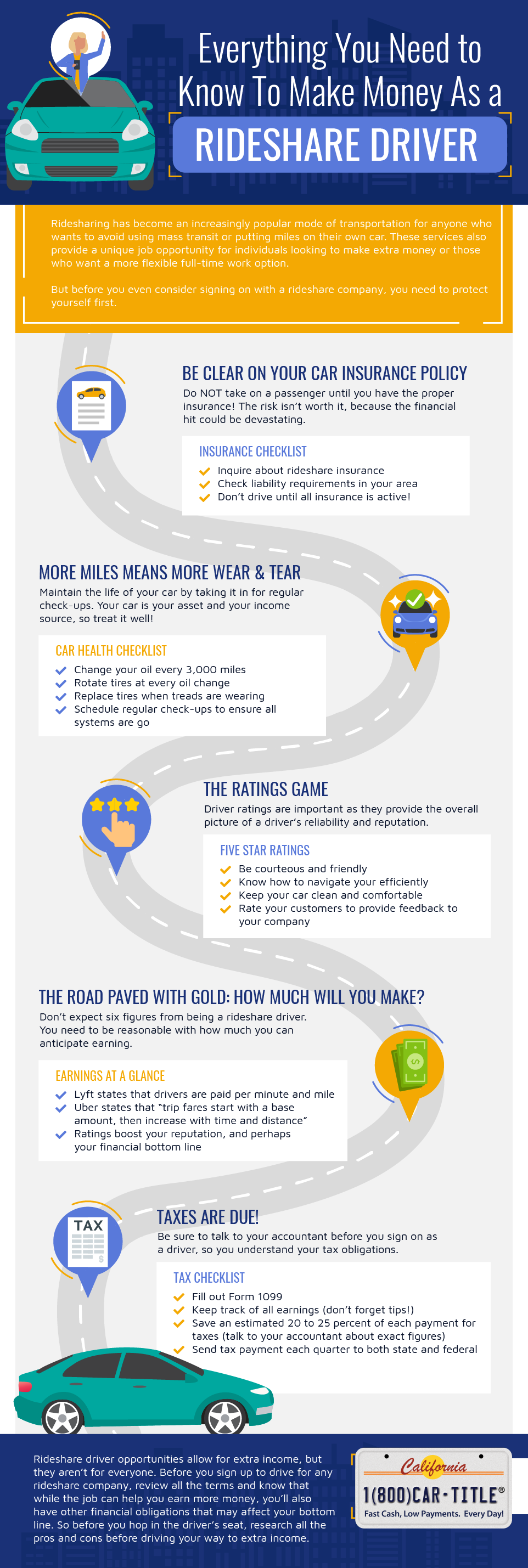 Everything You Need to Know To Make Money As a Rideshare Driver